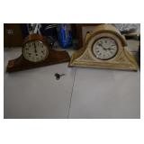 Pair of Mantle Clocks Parts/Repair