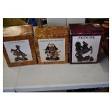 Set of 3 New Indian Native Americans Statues