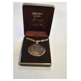 Solid Bronze Bicentinneal Charm Necklace