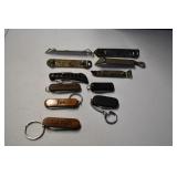 Lot of Small Keychain Pocket Knives & Can Openers