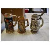 Lot of Vtg Ceramic Steins