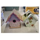 Pair of Bird House Planters