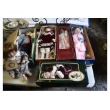Vtg Porcelain Doll Lot