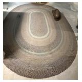 Large Braided Area Rug & Braided Stair Treads