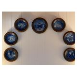 Royal Copenhagen Wall Decor-7 Year Plates