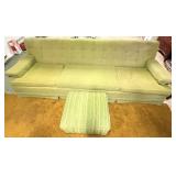 VTG Green Couch & Ottoman