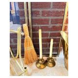 Collection of brass/brass colored items