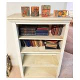 Wooden Shelf with VTG Books