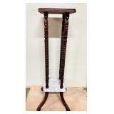VTG Turned Post Pedestal Plant Stand