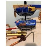 Vintage Nut Crackers, fruit holder