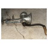 Vtg Universal Cast Metal Meat Grinder & Can opener