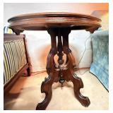 Wooden Oval Parlor Table