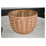 Longaberger Round Basket w/ Plastic Liner