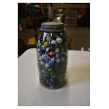 Jar of Vintage Marbles