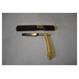 Boker Germany Straight Razor with Case