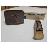 Statue of Liberty Knife and Buckle