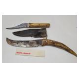 Two Knives with Bone Handles