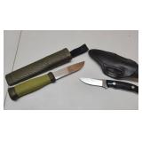 Mora and Dozier Knives with Sheaths