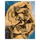 Vintage Glass Door Knobs with Hardware