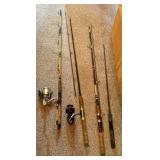 Vintage Fishing Rods and Reels Collection