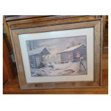 Home Fires by Lee Roberson Framed Print