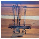 Wrought Iron Fireplace Tool Set