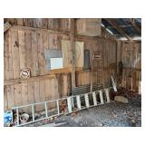 All Contents of Two Shed Walls, Tools & Materials