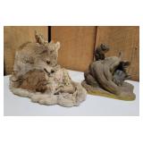 Animal-Themed Resin Figurine Set