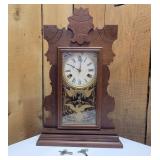 Gingerbread Mantel Clock with Keys