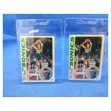 (2) 1978 Topps Jack Sikma Rookie Cards RC #117