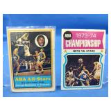 1973 Topps George McGinnis & 1974 Topps Nets V Sta