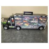 Truck Carrying Case with Hot Wheels