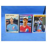 (3) Randy Johnson Rookie Cards RCs