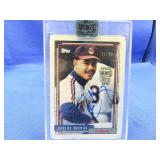 1992 Topps Carlos Baerga Autograph Card 31/66