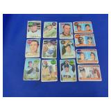 (13) 1969 Topps Baseball Cards