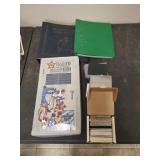 Random Novelty Cards, Empty Binders, Holders