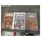 (3) Warrior Comic Books #1-3