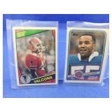 1984 Gerald Riggs RC & 1988 Cornelius Bennett RC