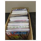 Box of Valiant Comic Books