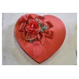 Vtg Russell Stover Candy Empty Heart Box