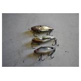 3 Rattle Trap Fishing Lures