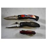 3 Pocket Knives