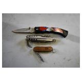 3 Pocket Knives