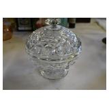 Anchor Hocking Wexford Clear Glass Covered Bowl