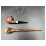 Two Tobacco Pipes
