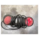 Red Trailer Lights with Cables