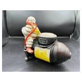 Michelin Man Cast Metal Bank