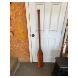 Wooden Paddle with Stamped Marking