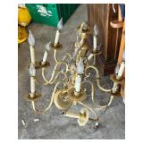 Brass 8-Light Chandelier, 22ï¿½ï¿½