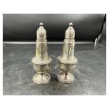 Weighted Sterling Salt Shakers